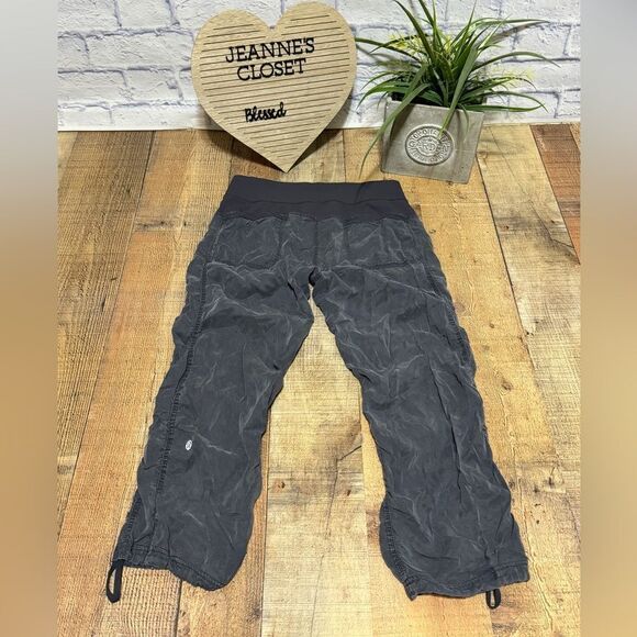 Lululemon cool down tencel ruched cropped pants size 4 - Picture 1 of 13